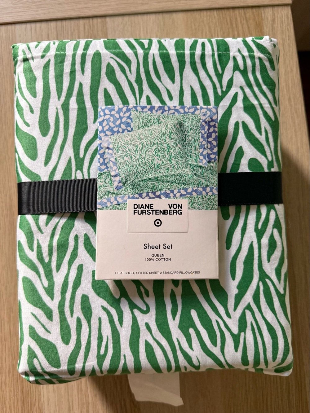 NEW DVF × TARGET Diane Von Furstenberg Queen 4 Piece Sheet Set